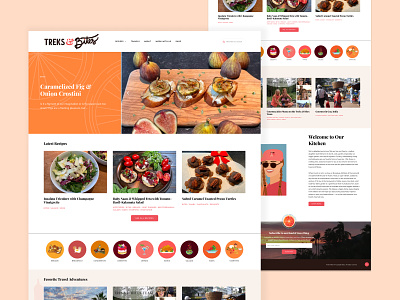 Food & Travel Blog blog food web website wordpress