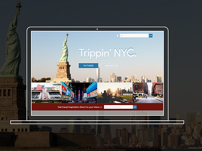 Dribbble Trippin desktop app nyc travel