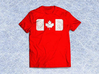 Canada’s pastime canada canadian flag hockey