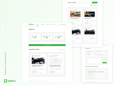 Dashboard Client Page Giftkita v4