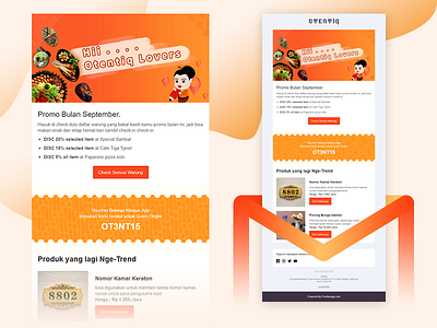 Design Email Promotion for Otentiq.id