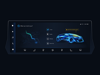 HMI Car control by masaya on Dribbble