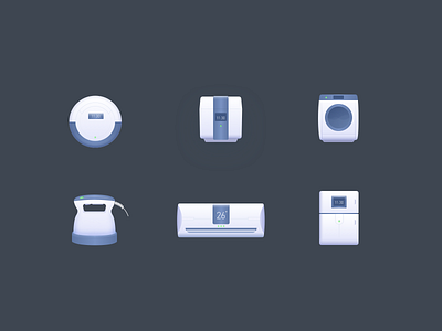 Household appliances Icon 2.5d appliances big sur household icon smarthome ui