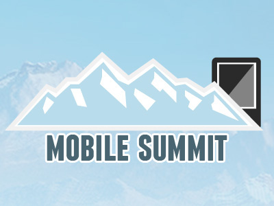 Mobile Summit Logo branding illustration logo