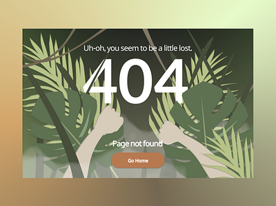 #DailyUI Day 8: 404 Page. dailyui design graphic design illustration ui uidesign ux web website