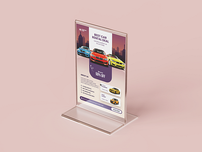 Rental Car Company (Concept) Flyer Design app branding design graphic design green illustration logo ui ux vector