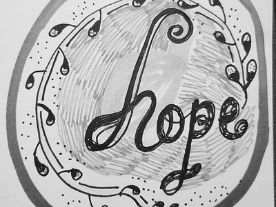 Inktober Day 10 - Hope