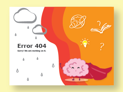 Error Page 02 404 errorpage illustration doodling
