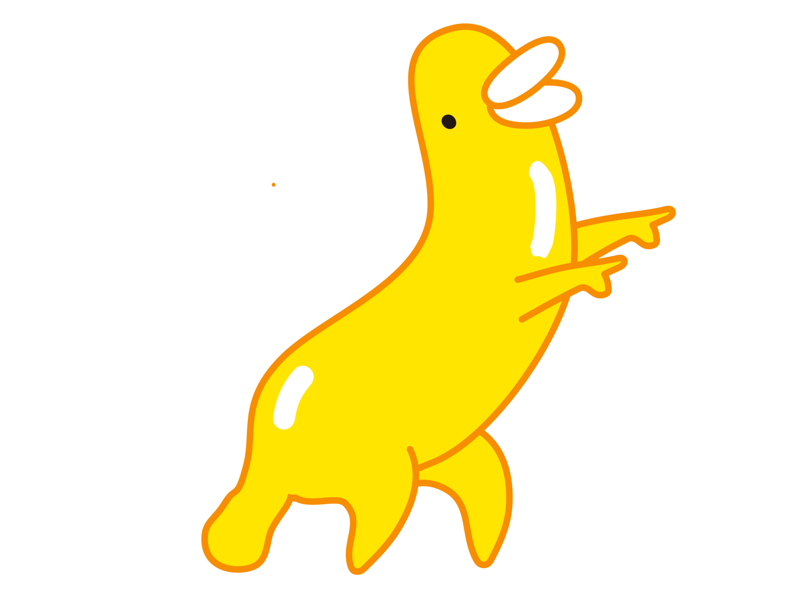 Proud banana duck by sunslion on Dribbble