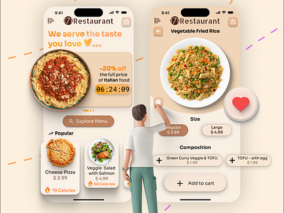 Restaurant ordering app