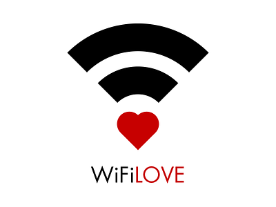 Wifi Love design fun graphic illustrator love minimal playground wifi