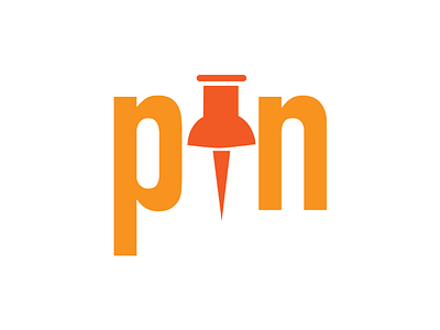 Pin logo minimal pin simple wordplay wordporn