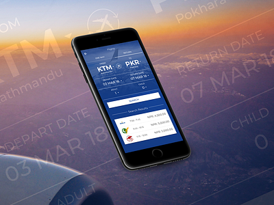 Flight Booking App Screen