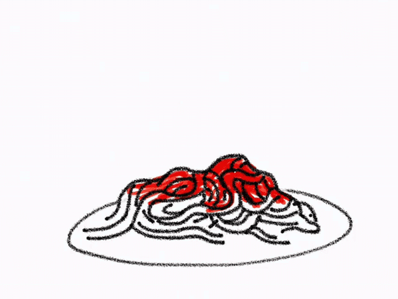 creepy-pasta animation blood creepy eye pasta spaghetti