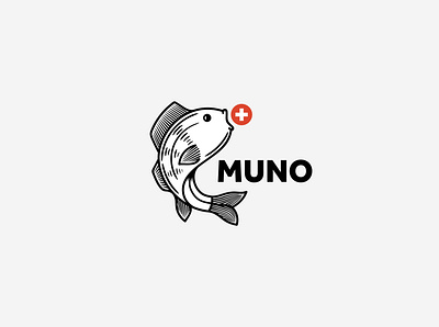 Muno Logo brand identity branding design fish graphic design identity identitydesign illustration logo logo design logodesign logos logotype
