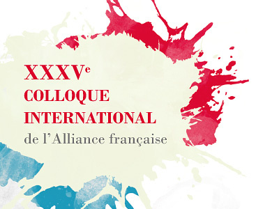 Leaflet: 130 ans de l'Alliance française splash