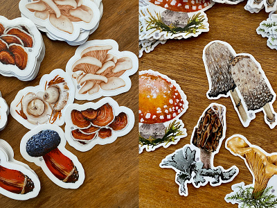 Mushroom Stickers