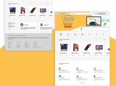 Rental Website Design Concept adobe xd concept design ui design user experience design ux designer website website design