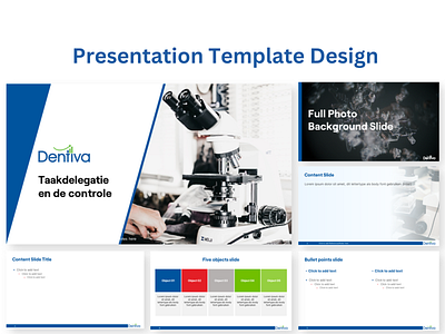 Presentation template design