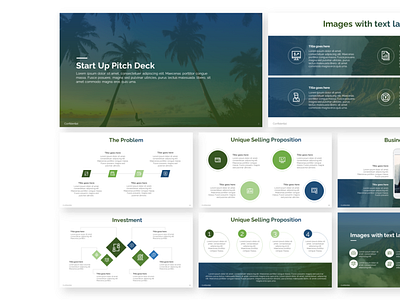 Branded pitch deck template