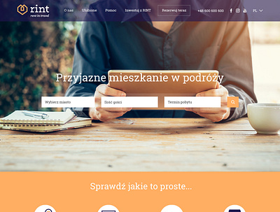 RINT design ui ux web website