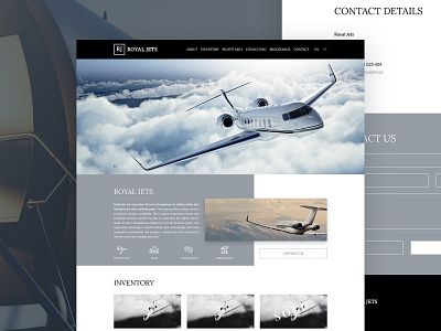 Royal Jest design minimal ui ux web website