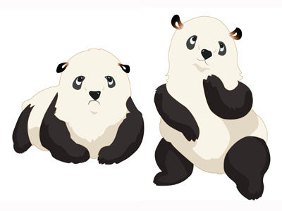 642 Things To Draw - Pandas by SueJanna on Dribbble