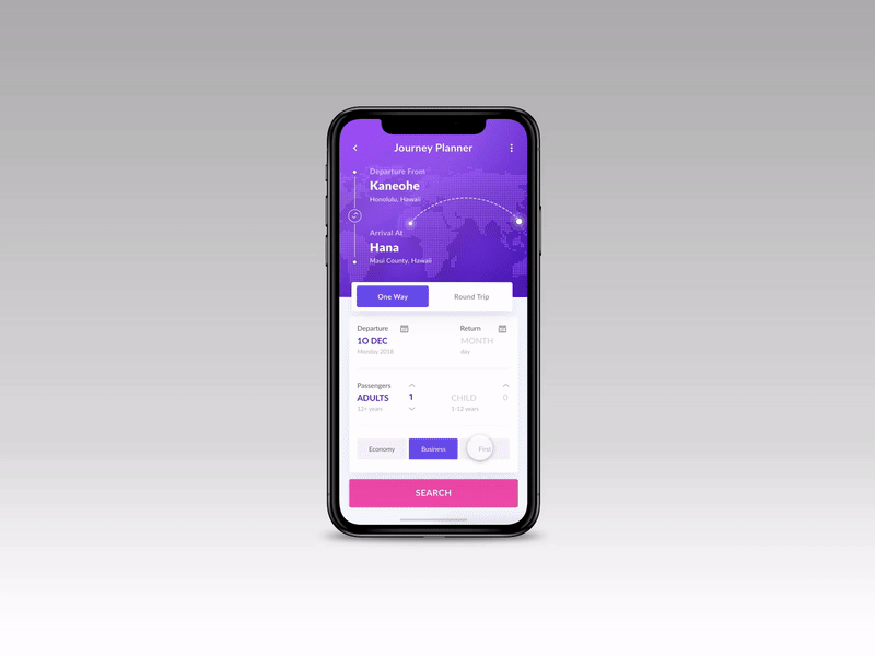 Transit App - Ticket Booking Flow