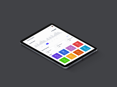 Dashboard - Insurance App agent dashboard insurance ipad isometric illustration sketch ui ui design