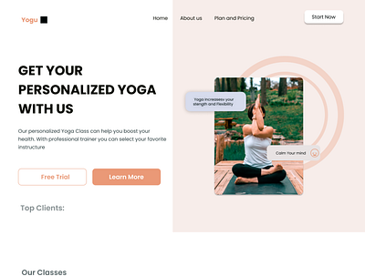 Yoga pose 1 ui