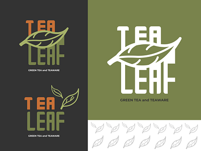 Tea Leaf Logo branding logo