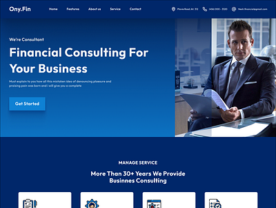 Web Financial Consultan development