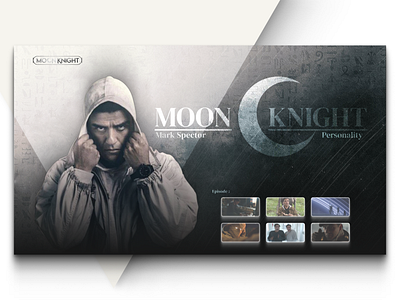 Web Design Concept | Moon Knight (Mark Spector).