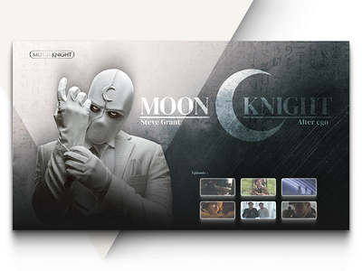 Web Design Concept | Moon Knight (Steve Grant). comics marvel moon knight web