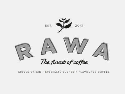 Rawa logo #2 coffee logo