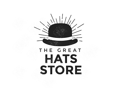 Hats Store design download hat hats hypster logo logos logotypes retro store vintage vintage style