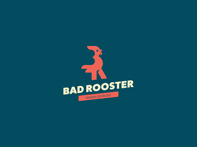 Bad Rooster branding design design art designer flat logo logodesign podcast podcast art podcast logo rooster vector