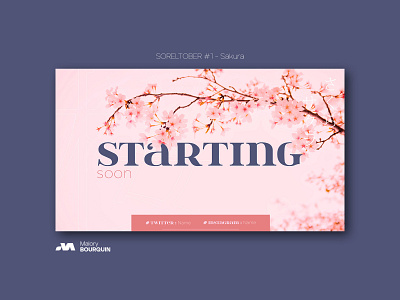 Soreltober #1 - Sakura sakura starting soon twitch waiting screen