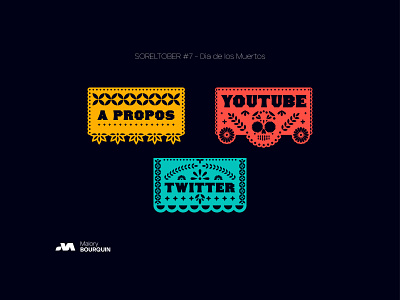 Soreltober #7 - Dia de los Muertos design dia de los muertos flat panels twitch vector