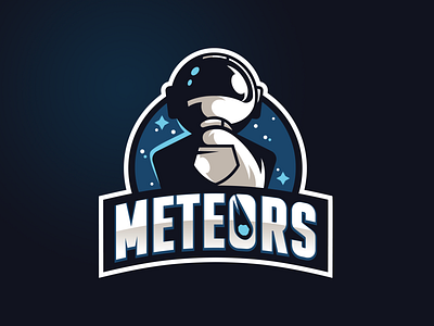 M E T E O R S branding design esport esport logo esports logo gaming gaming logo gaming mascot logo illustration logo overwatch vector