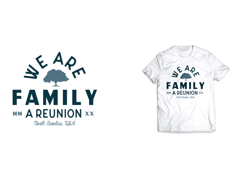 family reunion shirt design by Andrew LaMorte on Dribbble