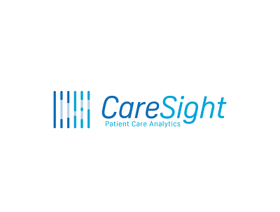 CareSight Logo branding data analytics graphic design healthcare logo logo design type