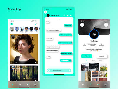 Social App Ui Design