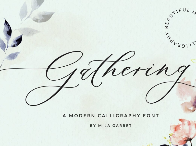 wedding fonts calligraphy