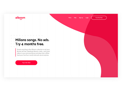 alboom landing page