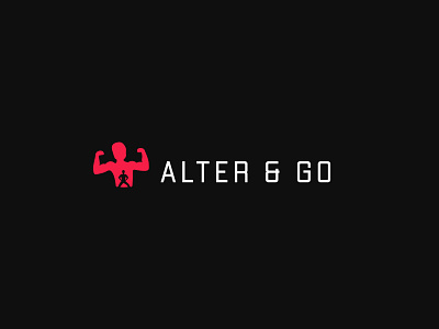 alter & go graphic design gym logo logo design sport