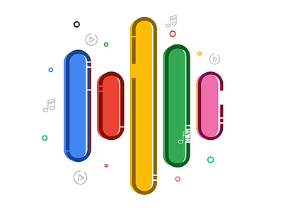 Live Music flatlogo live music app uilive music logo