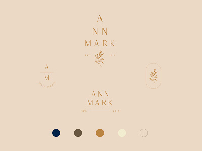 Ann Mark botanical brand branding branding design design graphicdesign logo logo mark logodesign photography type
