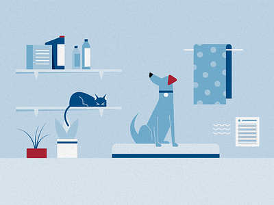 More Winter Pet Safety art cat design dog furniture home illustration infographic pet safety seo vector winter