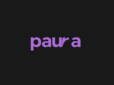 Paura (fear) fear logo logo design